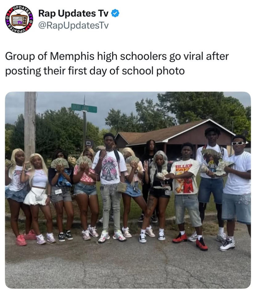 Memphis Teens Go Viral for First Day of School Photo—But What Message Are We Sending?