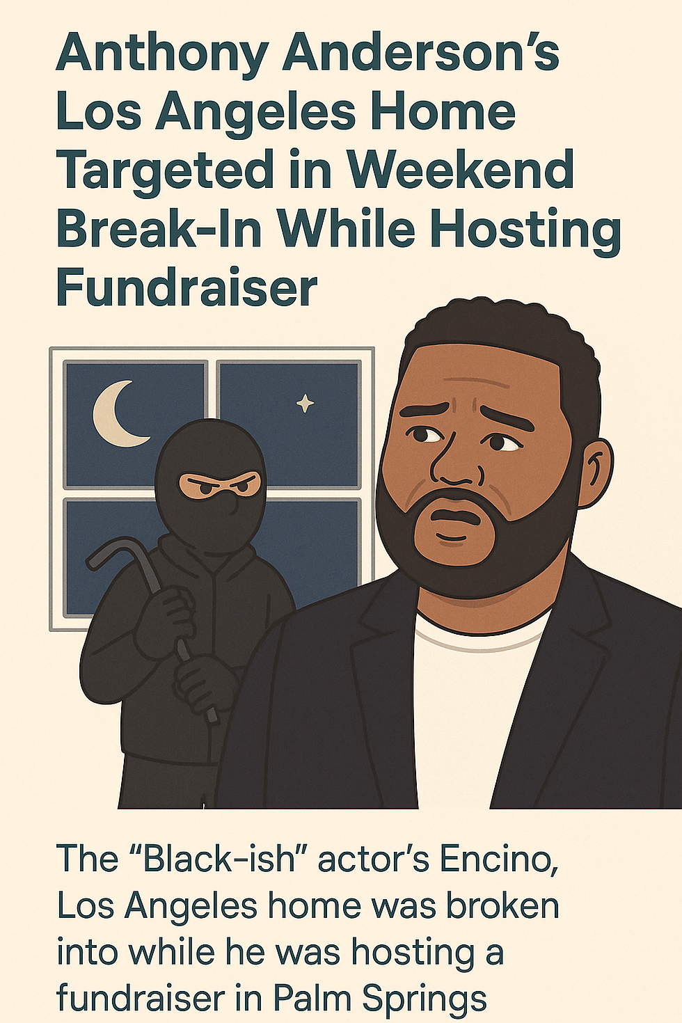 Anthony Anderson’s Los Angeles Home Targeted in Weekend Break-In