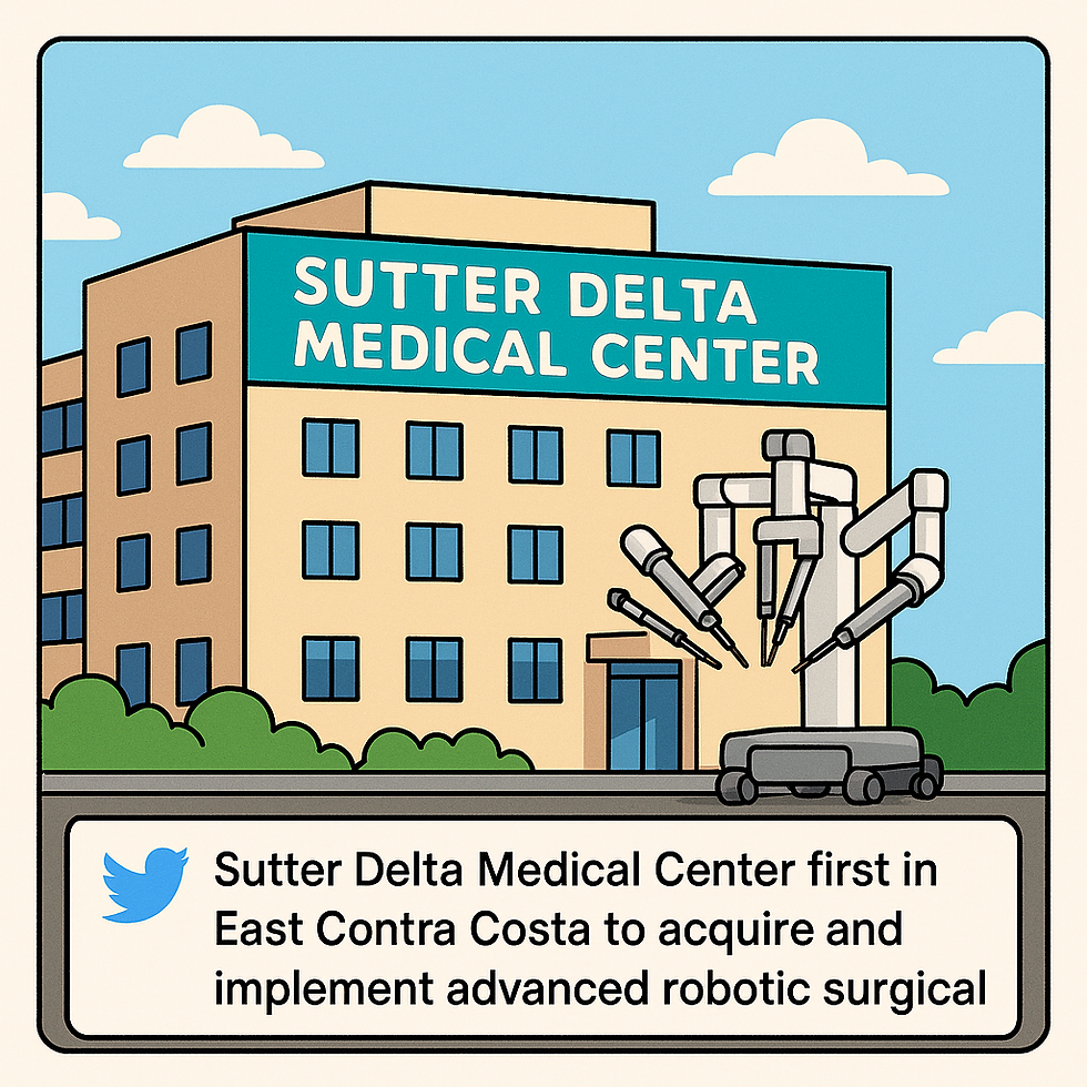 Sutter Delta Medical Center Introduces Advanced Robotic Surgery System