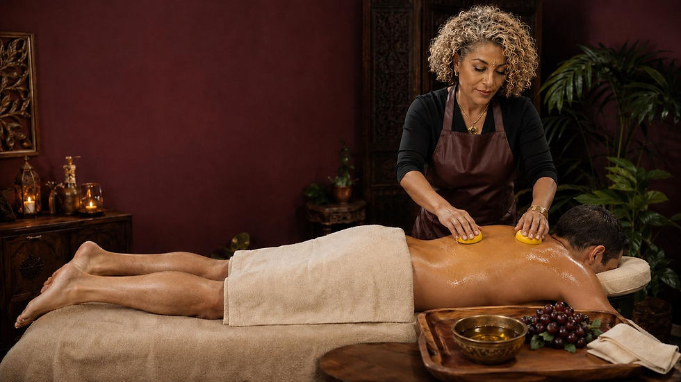 Ayurveda Frucht Massage