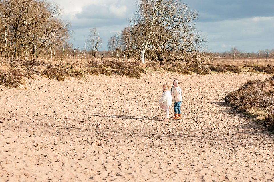 kinderen op de heide