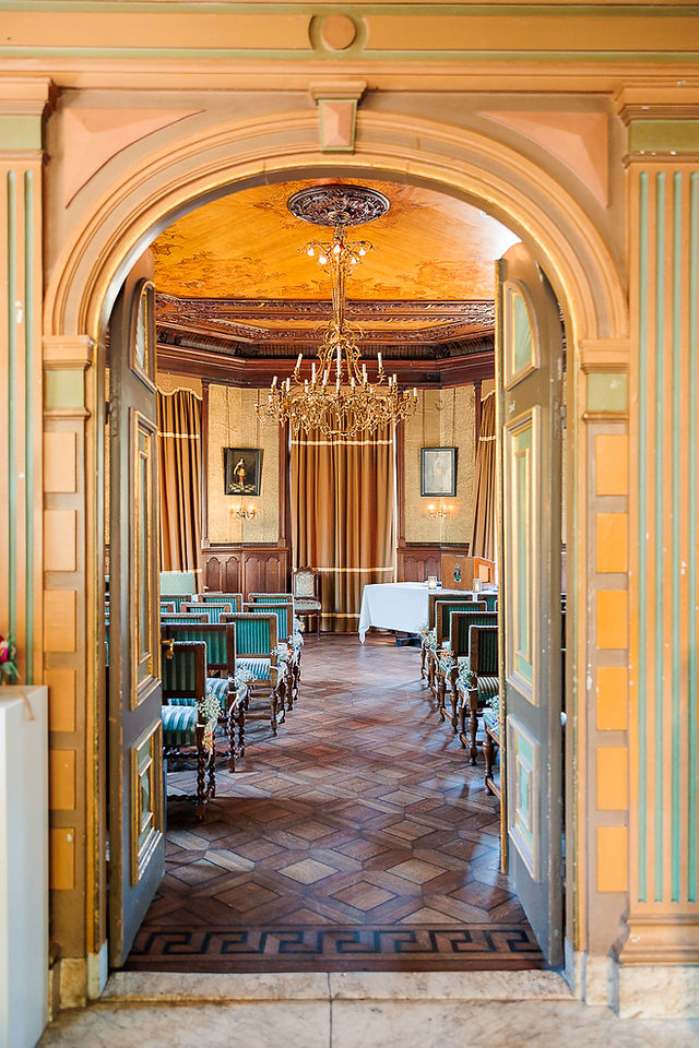 Ridderzaal in borg Nienoord te leek
