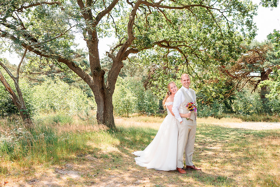 fotoreportage trouwen in de natuur