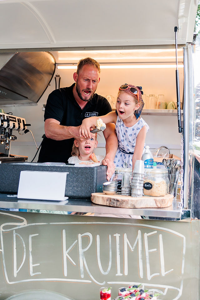 Foodtruck bruiloft ijsjes zelf maken