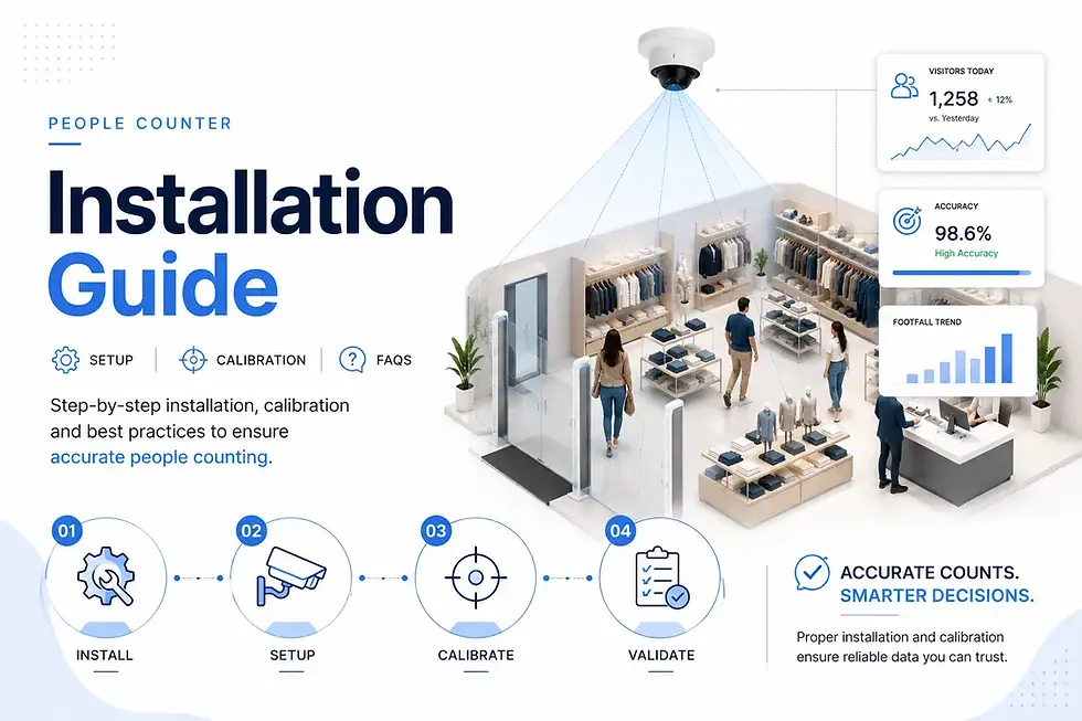 People Counter Installation Guide: Setup, Calibration & FAQs (2026)
