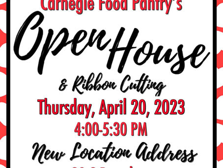 Carnegie Food Pantry Open House