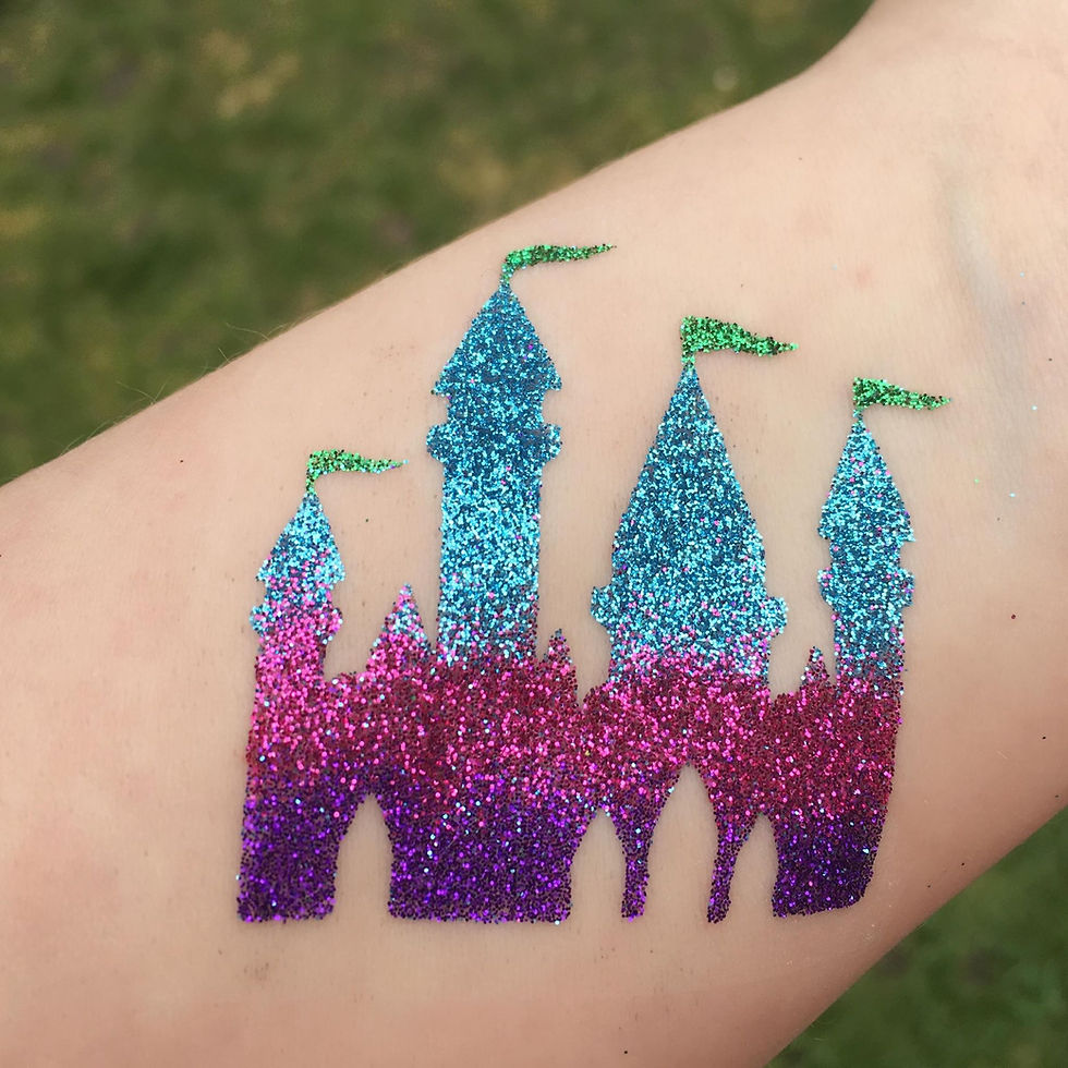 Thumbnail: loss glitter tattoo šabloon