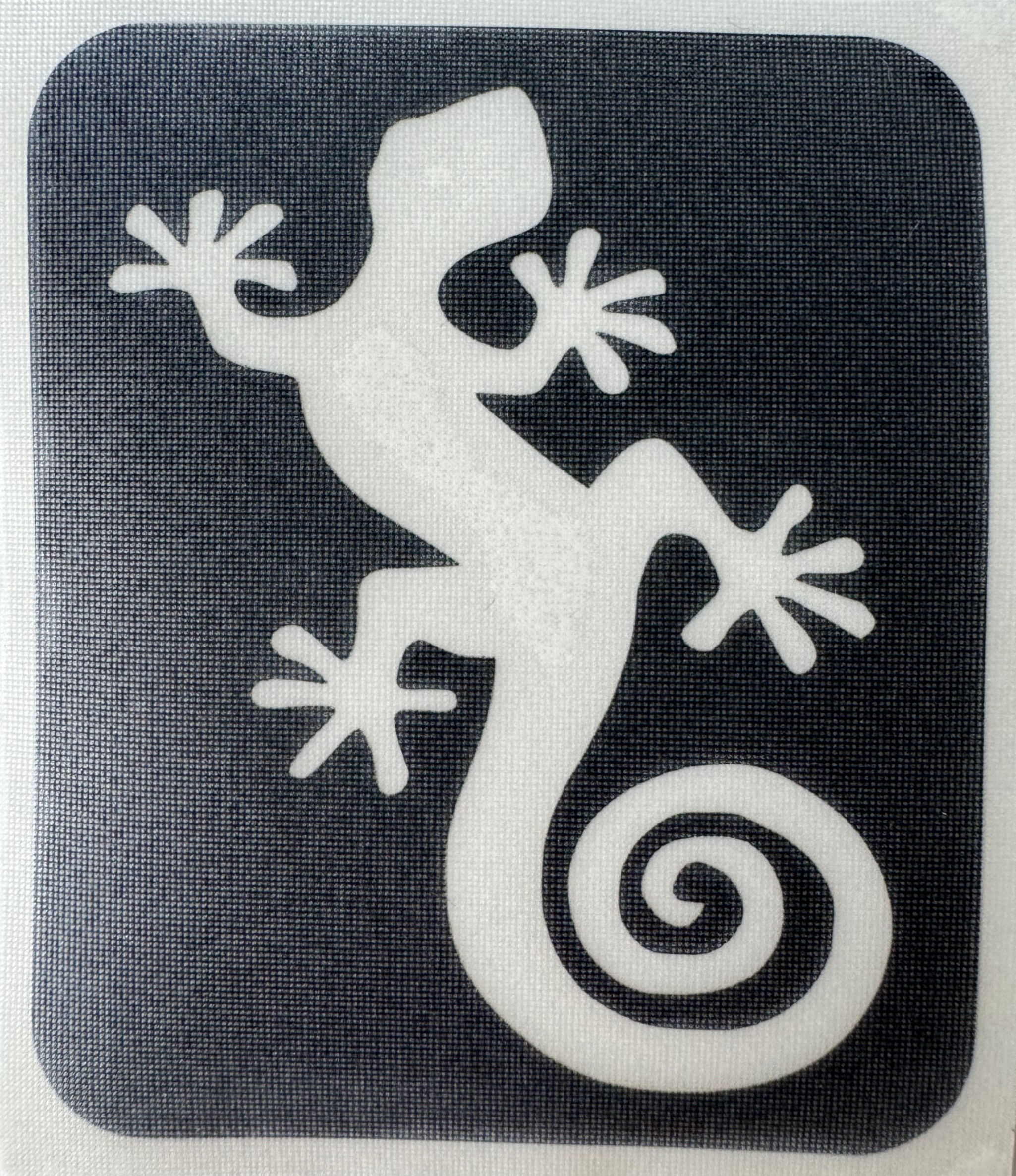 Sära gecko glitter tattoo šabloon