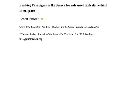 Evolving Paradims in the Search for Extraterrestrial Intelligence