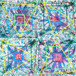 111 Positive Spaces, 2016, acrylic on canvas, 96x96 inches