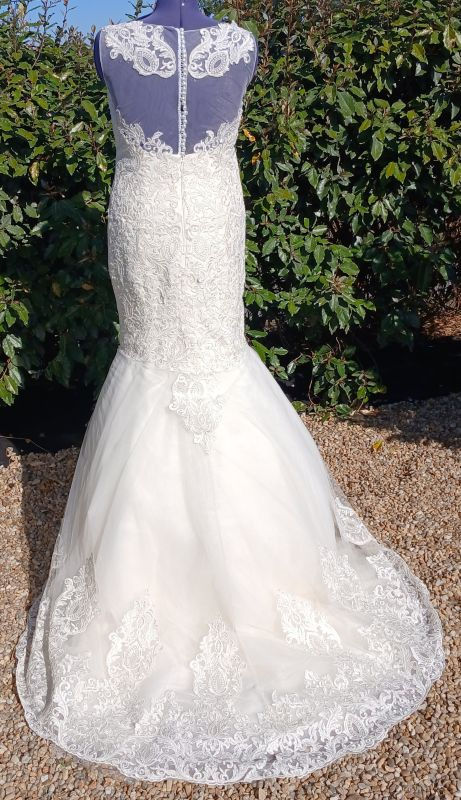robe de mariée mariage comme neuve très bon état métarobe vinted original métamuse abyec 42 44 sirène trompette neuve