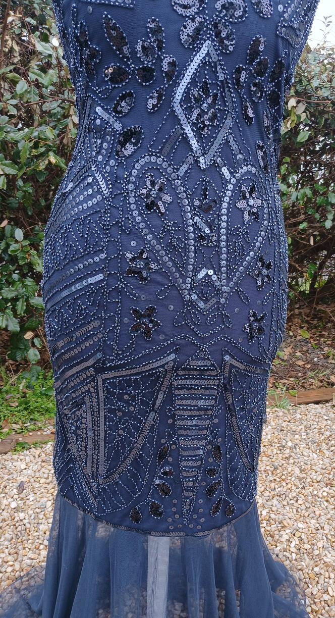 Miniature : robe chic très bon état comme neuf vinted occasion gatsby années 20 rétro vintage années folles 40 42