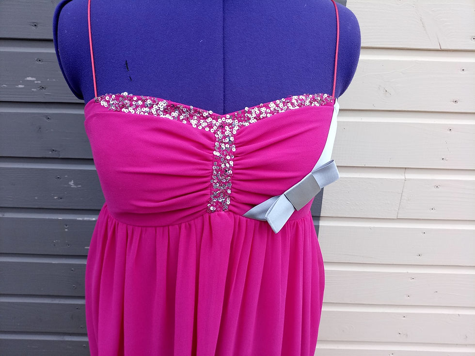 Miniature : robe anniversaire mariage chic occasion comme neuve très bon état métarobe vinted original vintage unique 2XL 42  walk&talk