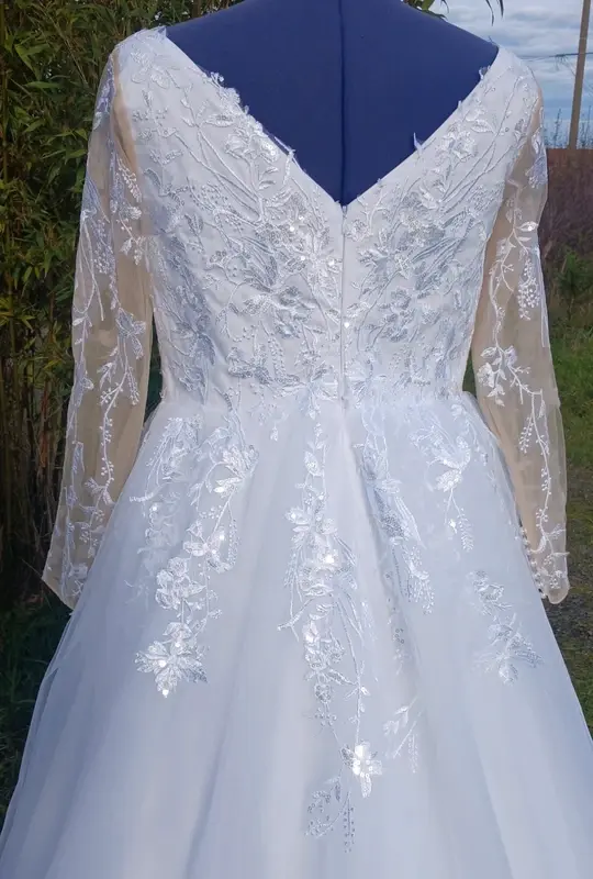 Miniature : robe de mariée mariage chic occasion comme neuve métarobe vinted original princesse 44 2XL tulle