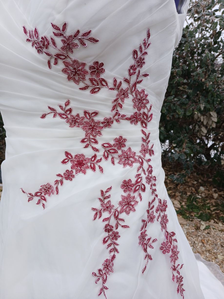 Miniature : robe de mariée mariage occasion comme neuve très bon état métarobe vinted original orea sposa new york 48 46 grande taille