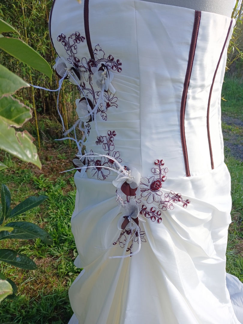 Miniature : robe de mariée mariage chic occasion neuf annie couture grande taille 50 52 48   métarobe vinted original