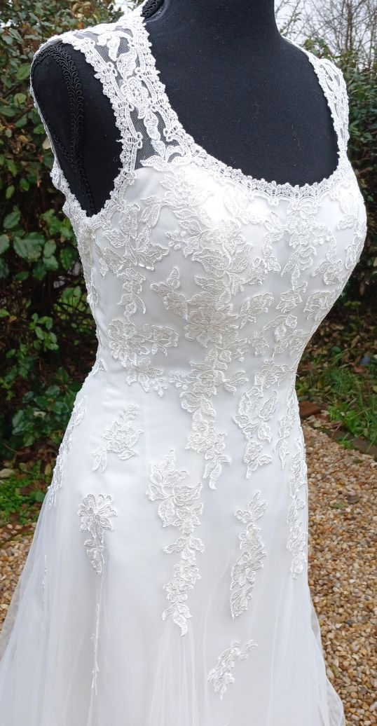 Miniature : robe de mariée mariage  comme neuve très bon état métarobe vinted original  métamuse bohème champètre fluide 34 36