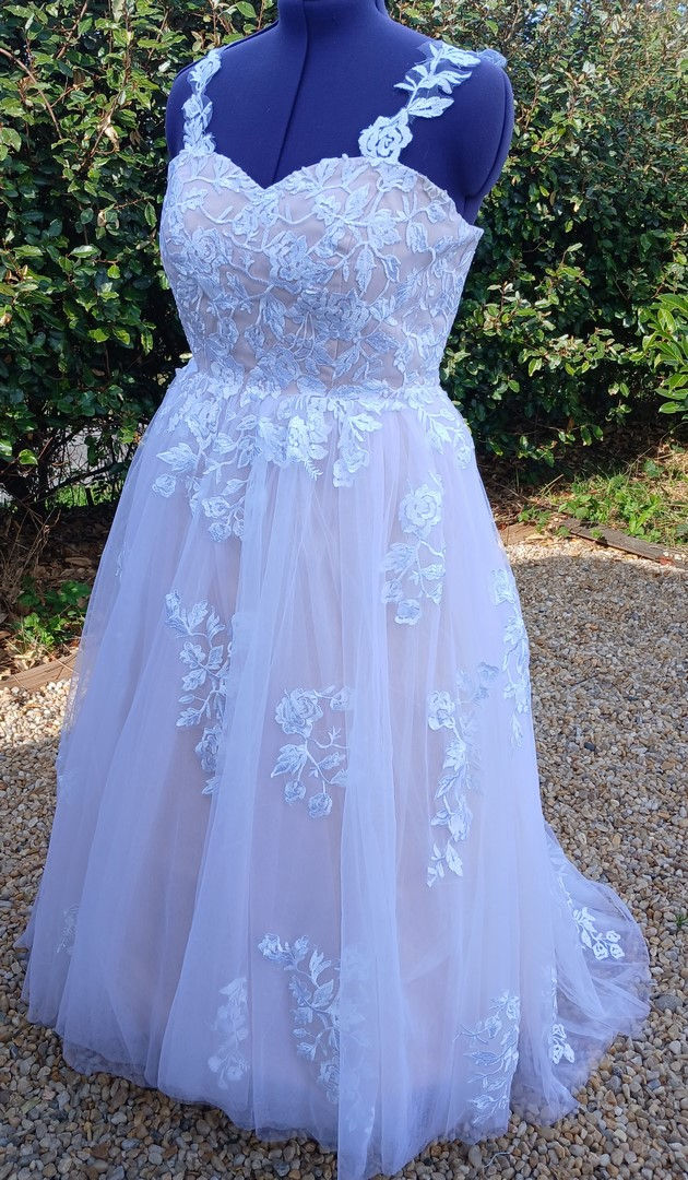 Miniature : robe de mariée mariage chic occasion comme neuve très bon état métarobe vinted unique bohème champètre aline princesse