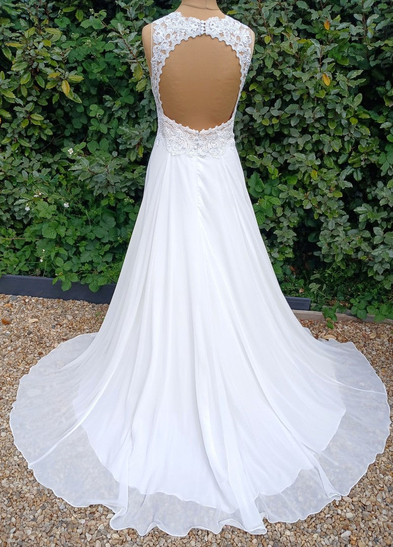 robe de mariée mariage chic occasion comme neuve très bon état métarobe vinted original jjhousse 38 40 bohème sexy champètre