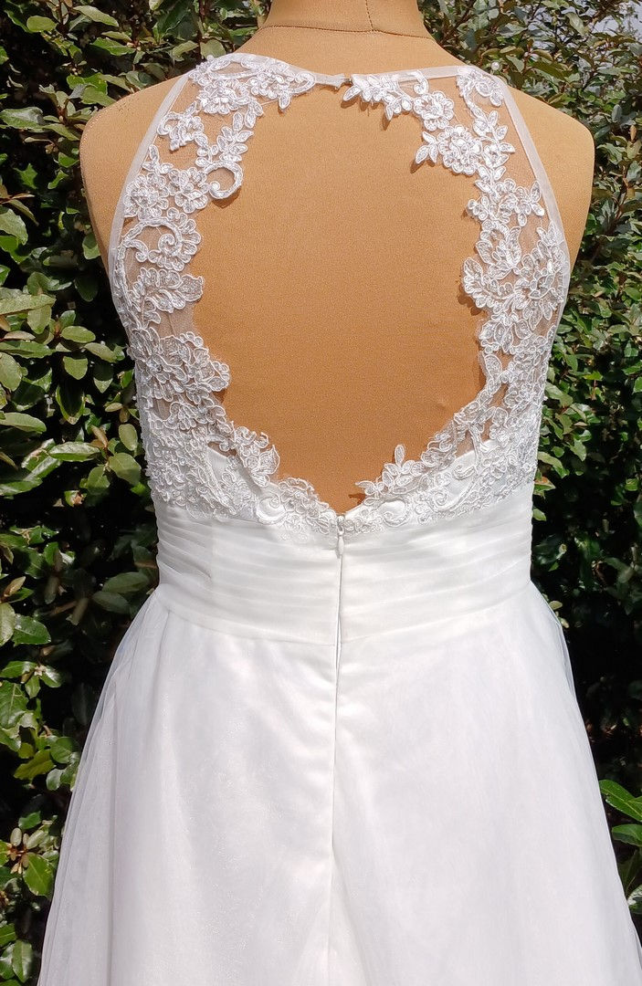 Miniature : robe de mariée mariage chic occasion comme neuve très bon état métarobe vinted original  dentelle 40 42 L XL