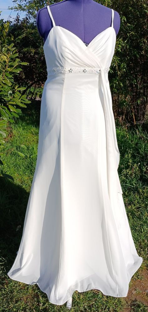 robe de mariée mariage chic occasion comme neuve très bon état métarobe vinted original valérie 44 bohème champêtre