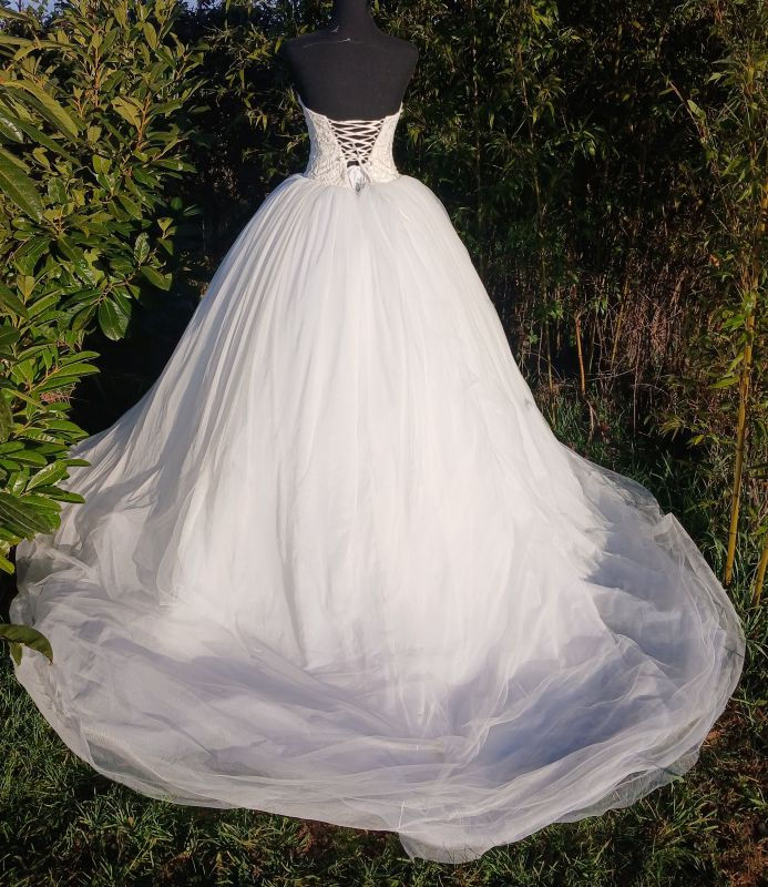 robe de mariée mariage comme neuve très bon état métarobe vinted original métamuse princesse disney 34 36
