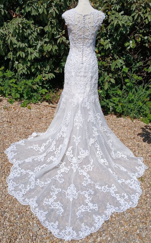 robe de mariée mariage comme neuve très bon état métarobe vinted original métamuse 36 34 sirène trompette maggie sottero