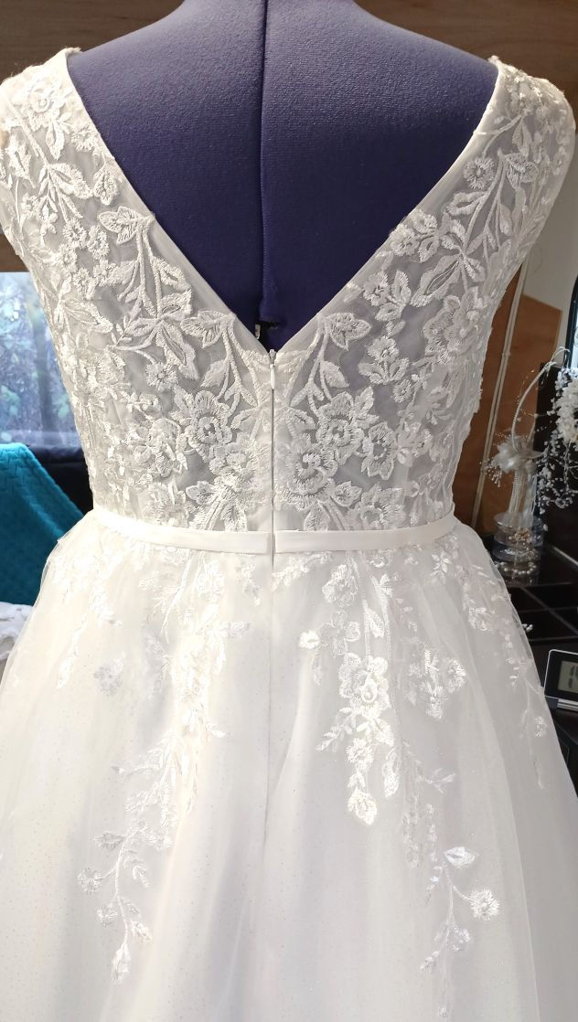 Miniature : robe de mariée mariage chic occasion comme neuve très bon état métarobe vinted original  bohème aline champètre