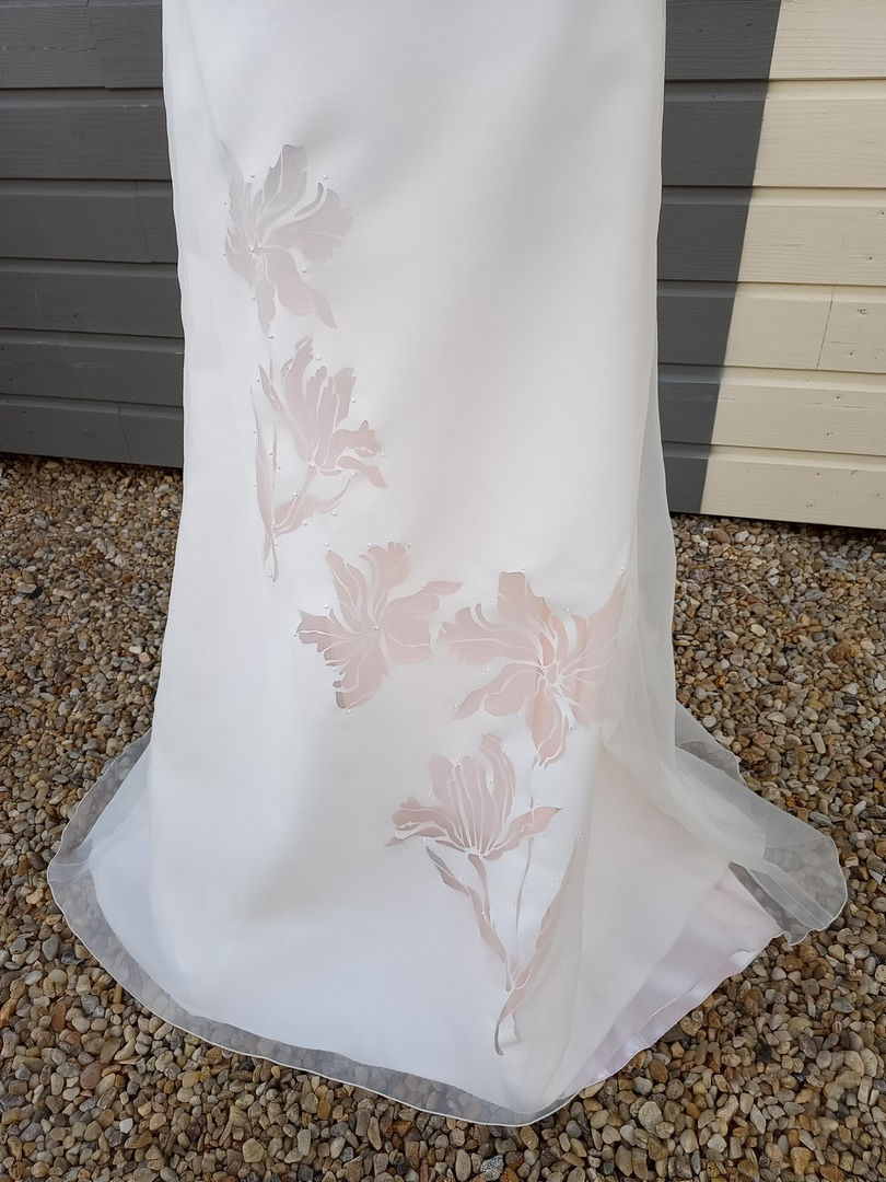 Miniature : robe de mariée mariage chic occasion comme neuve très bon état métarobe vinted original  ann' gi  36 38 40