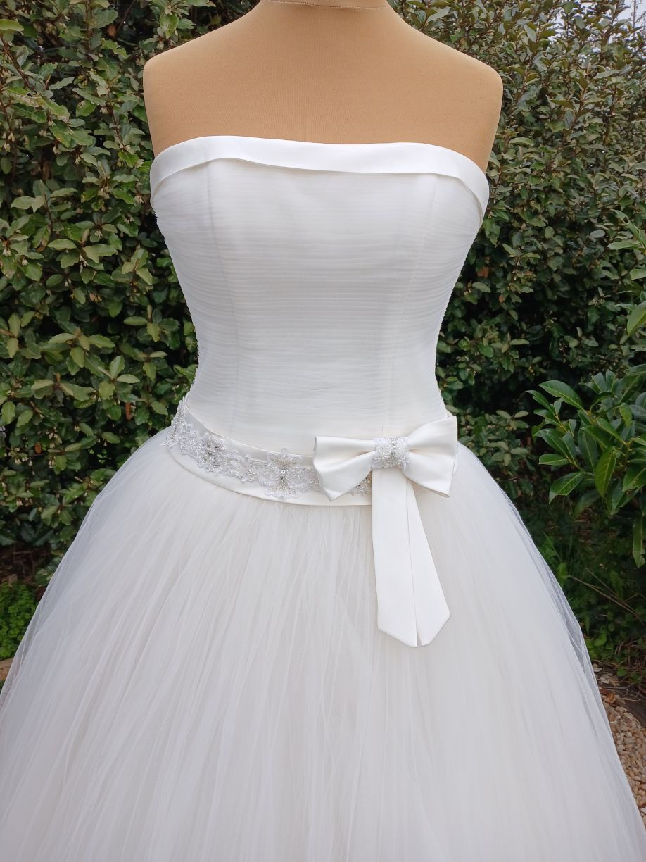Miniature : robe de mariée mariage chic occasion comme neuve très bon état métarobe vinted original  princesse 38 40 42