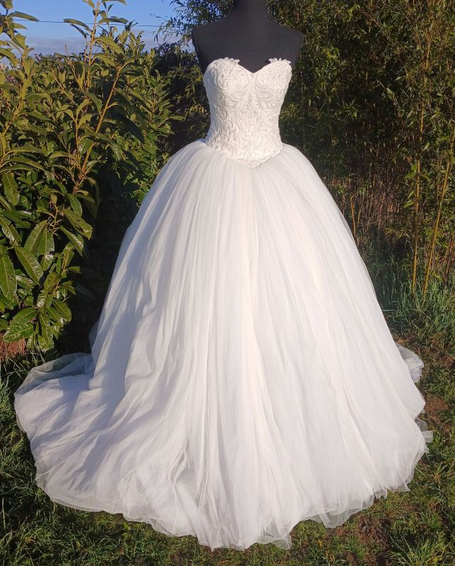robe de mariée mariage comme neuve très bon état métarobe vinted original métamuse princesse disney 34 36