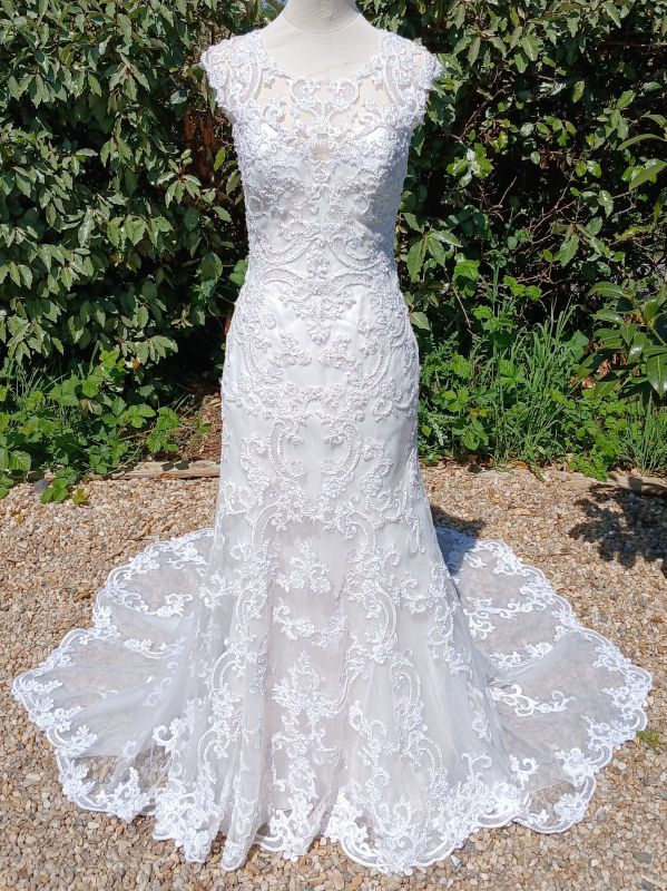 robe de mariée mariage comme neuve très bon état métarobe vinted original métamuse 36 34 sirène trompette maggie sottero