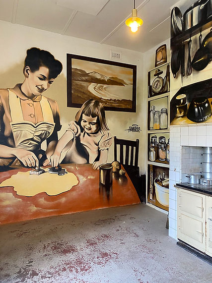Cafe Aga Mural