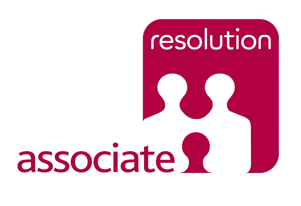 Resolution Associate logo with interlocking figures