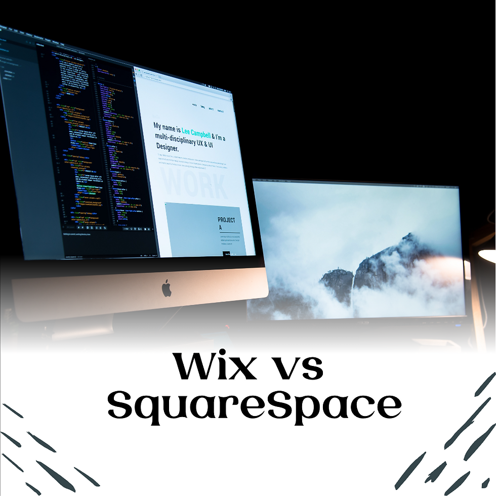Wix vs squarespace