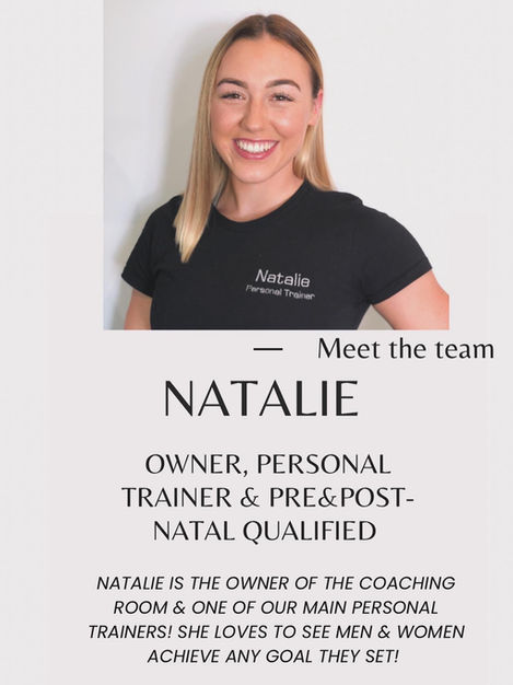 Natalie, Owner, PT, Pre & Post Natal Qualified