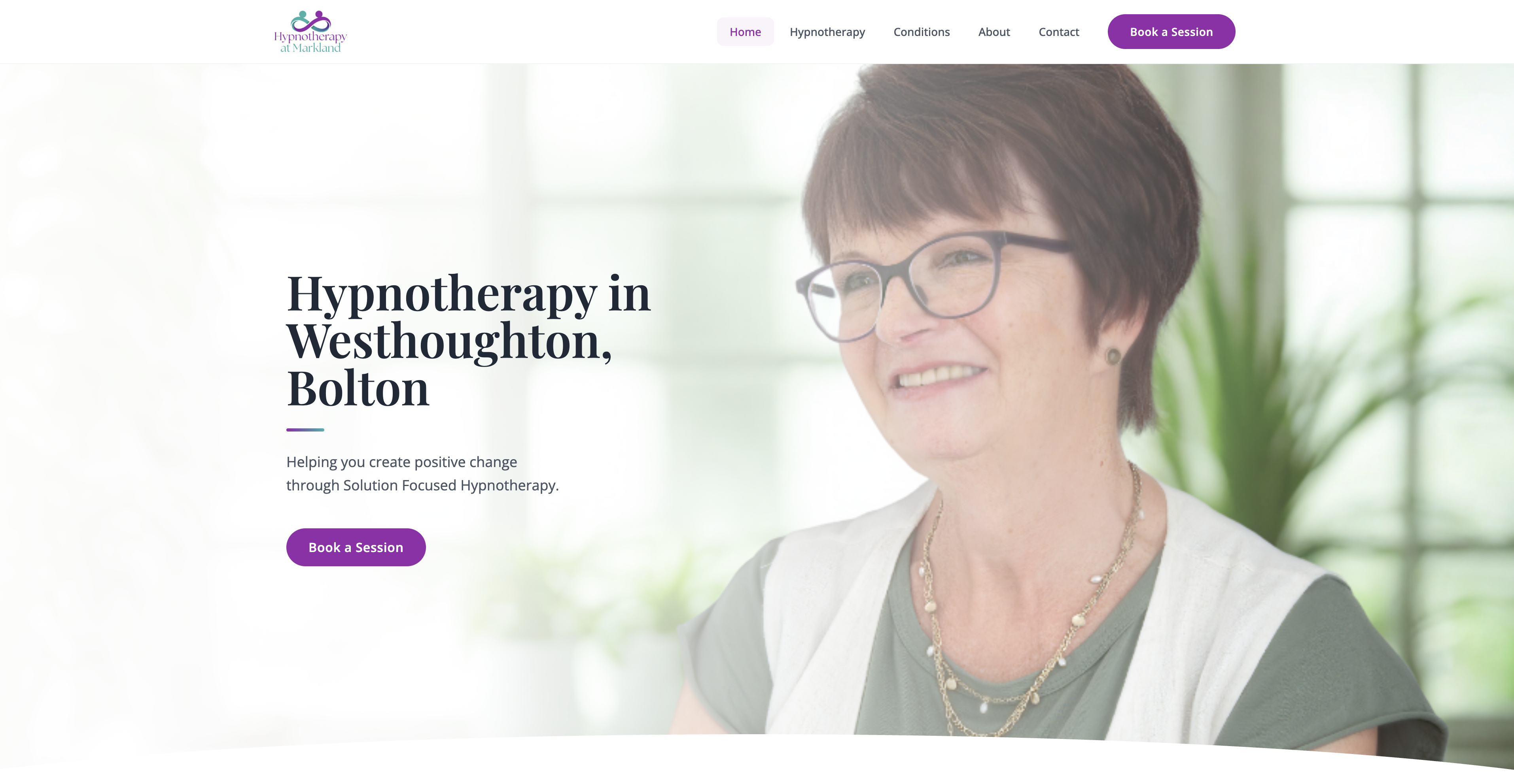 Hypnotherapy at Markham website