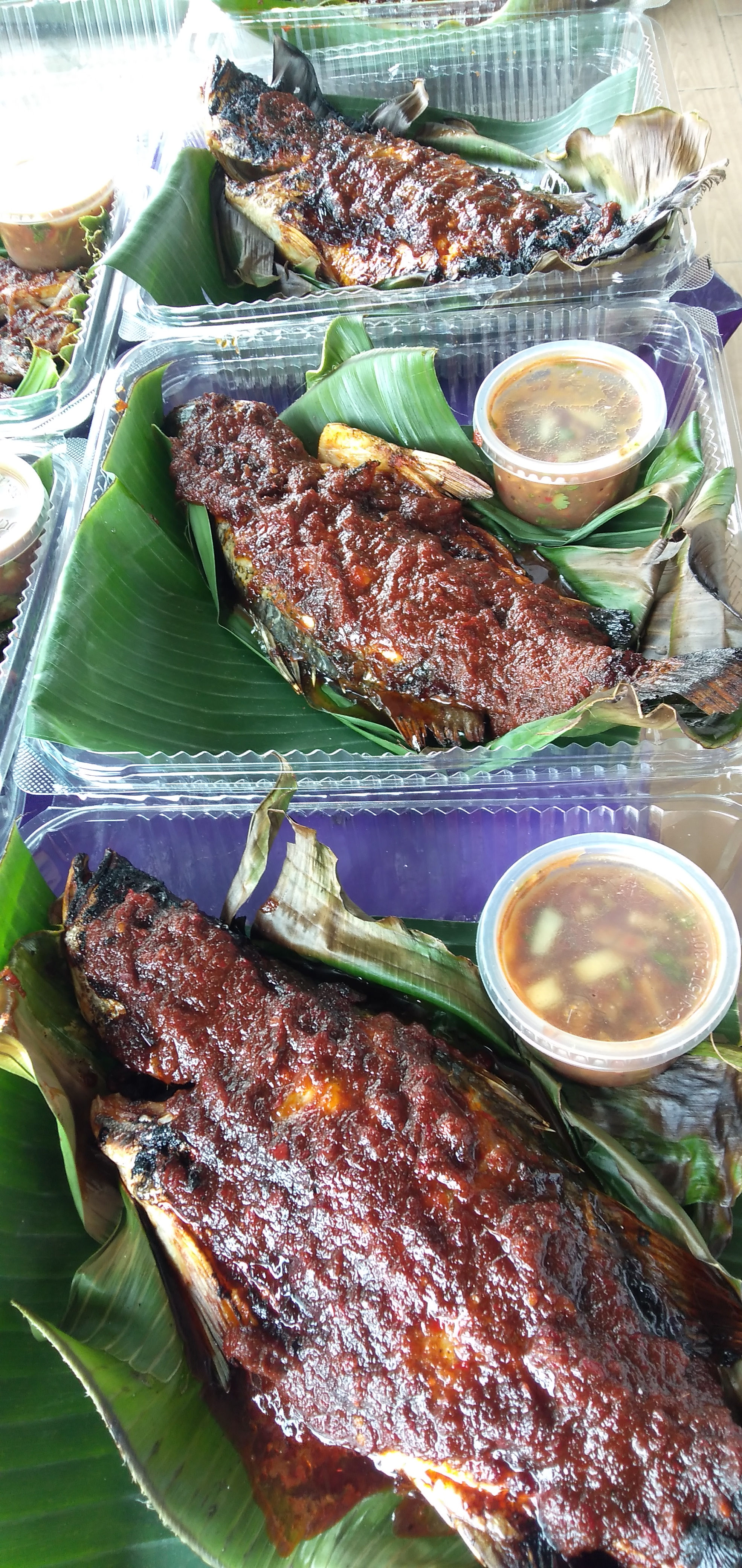 Ikan Bakar Berempah + Air Asam