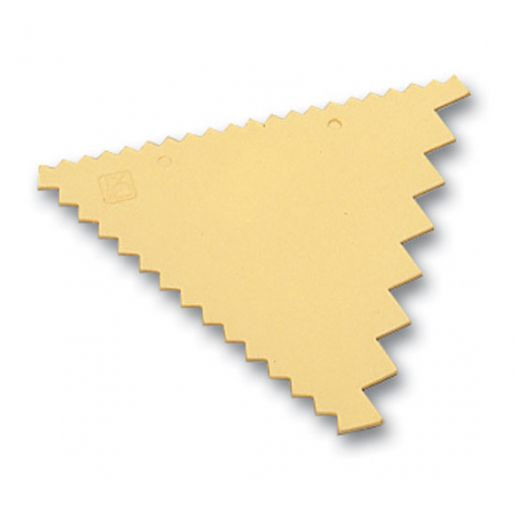 Cake Decorating Comb Smother and Scraper Triangle
