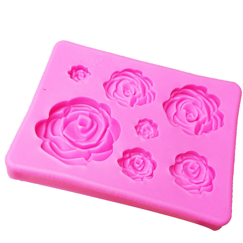 Thumbnail: Roses Set Shape Silicone Mold
