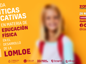 Jornada ‘Políticas educativas en materia de Educación Física en el desarrollo de la LOMLOE’