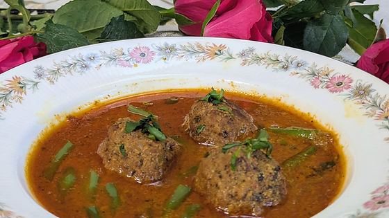 Lamb Kofta with Green Beans