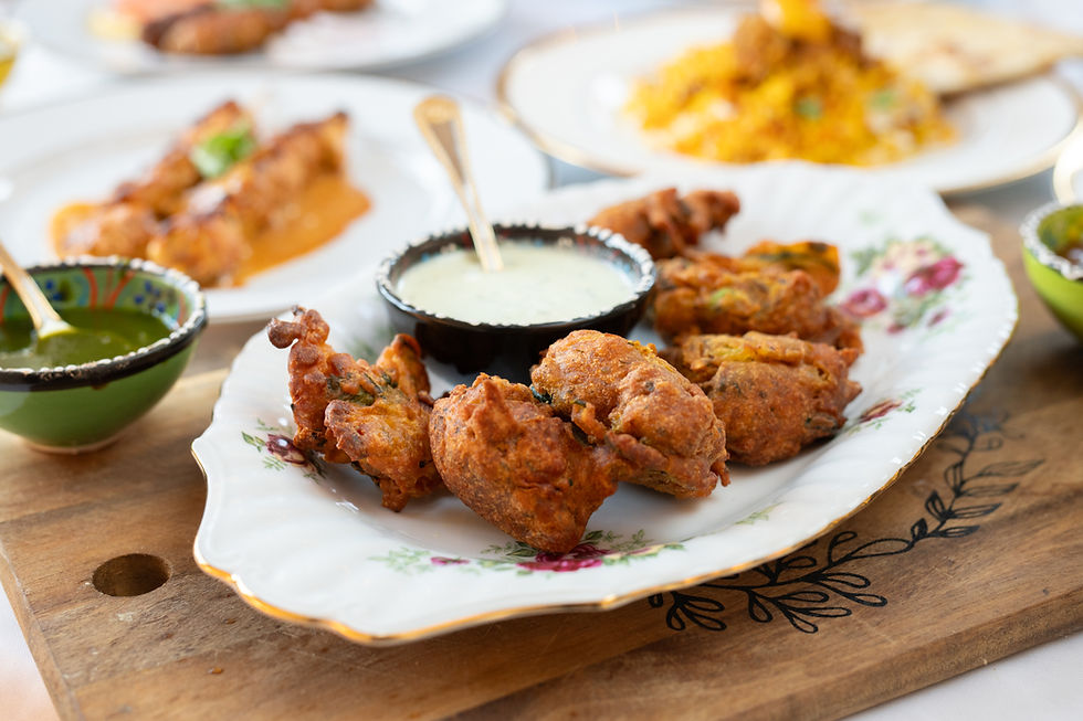 Onion & Courgette fritters image