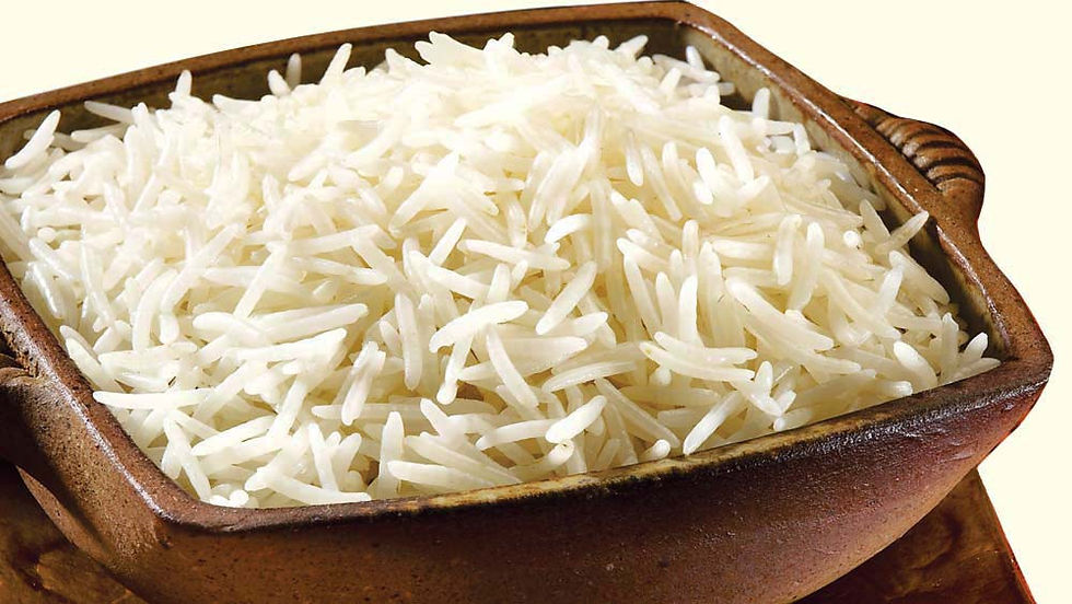 Steamed Basmati rice image