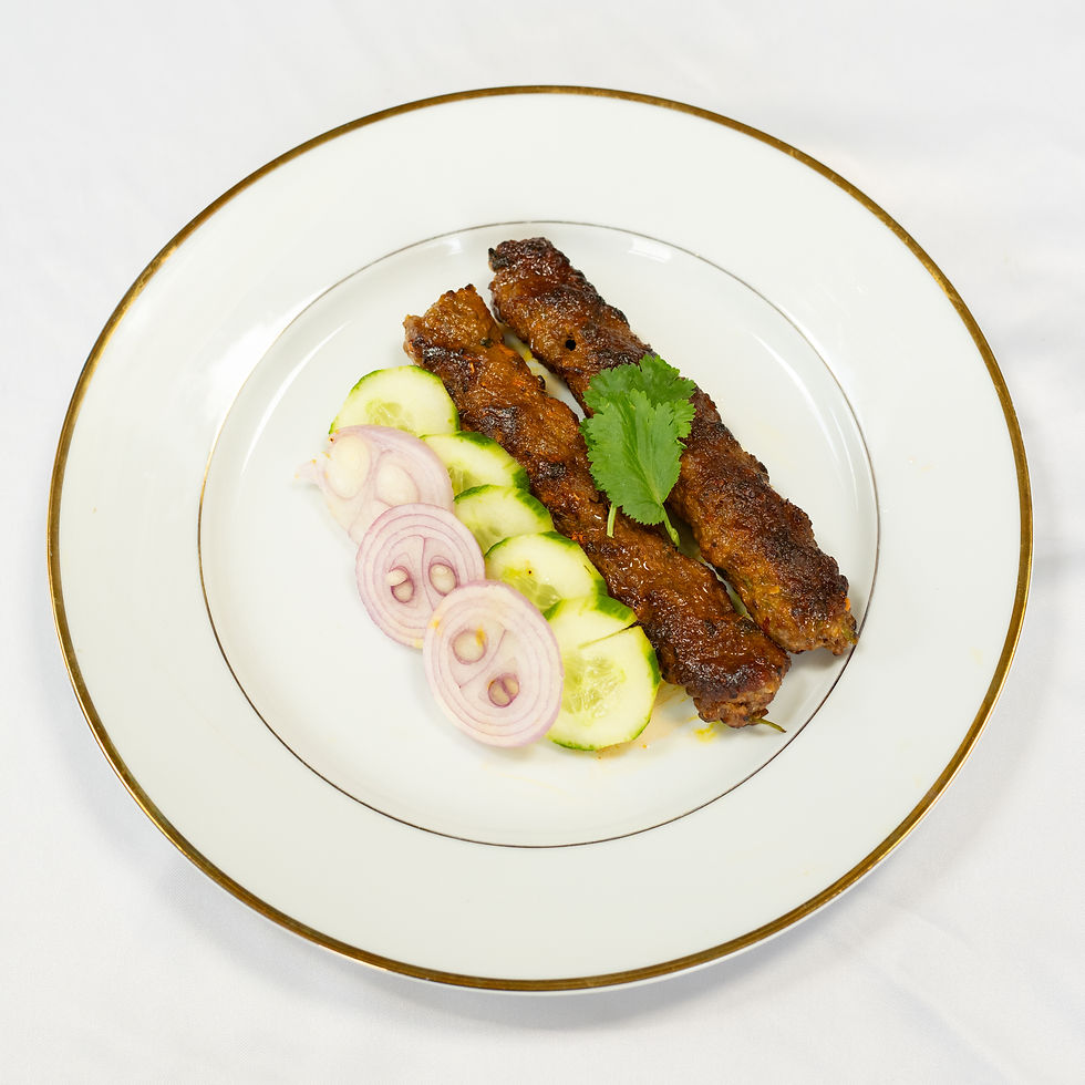 Lamb seekh kebab image