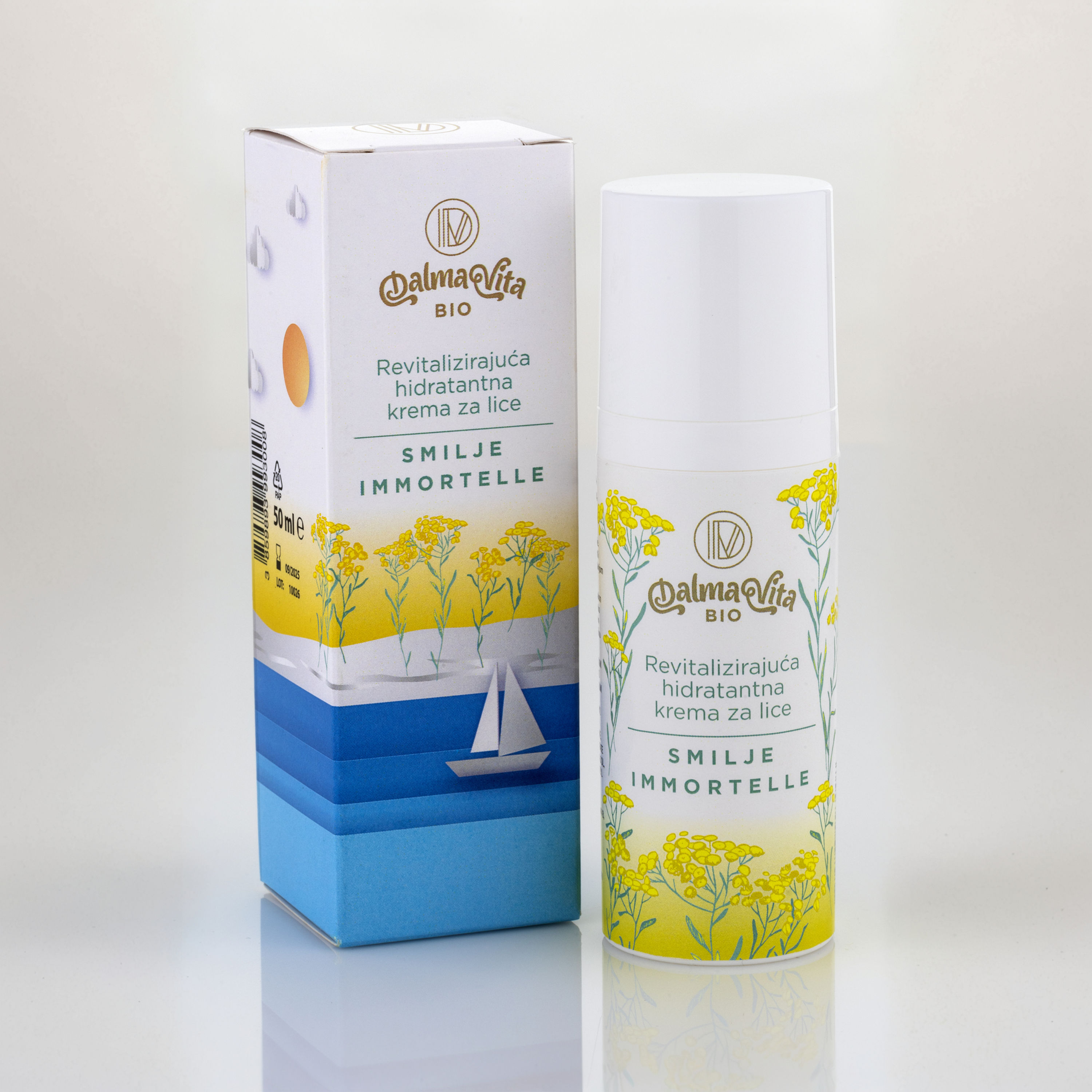 Revitalizarajuća hidratantna krema za lice od smilja 50ml