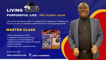 Living Purposeful Life: Master Class