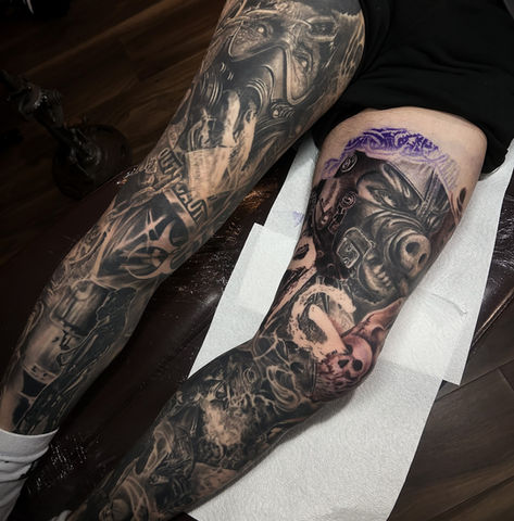 best black and grey tattoo artists in Liverpool 