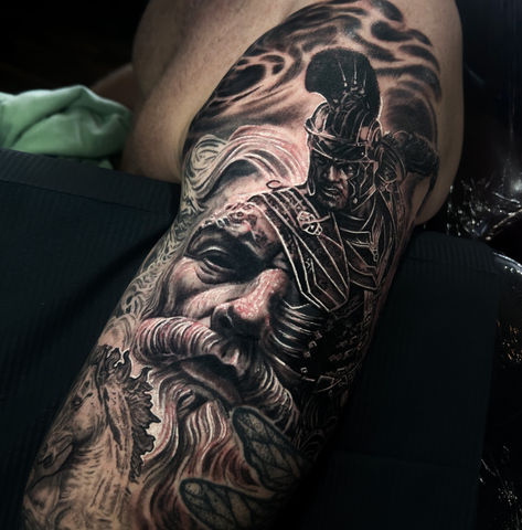 best black and grey tattoo artists in Liverpool 