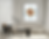 Handmade painting of a Nutella-covered bread slice on an ornate white plate displayed in a modern living area